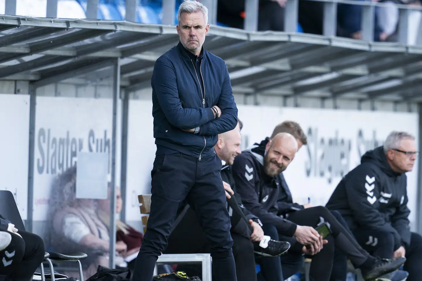 OB-træner Michael Hemmingsen glæder sig over valget af ny cheftræner fra den kommende sæson. Claus Bech/Ritzau Scanpix