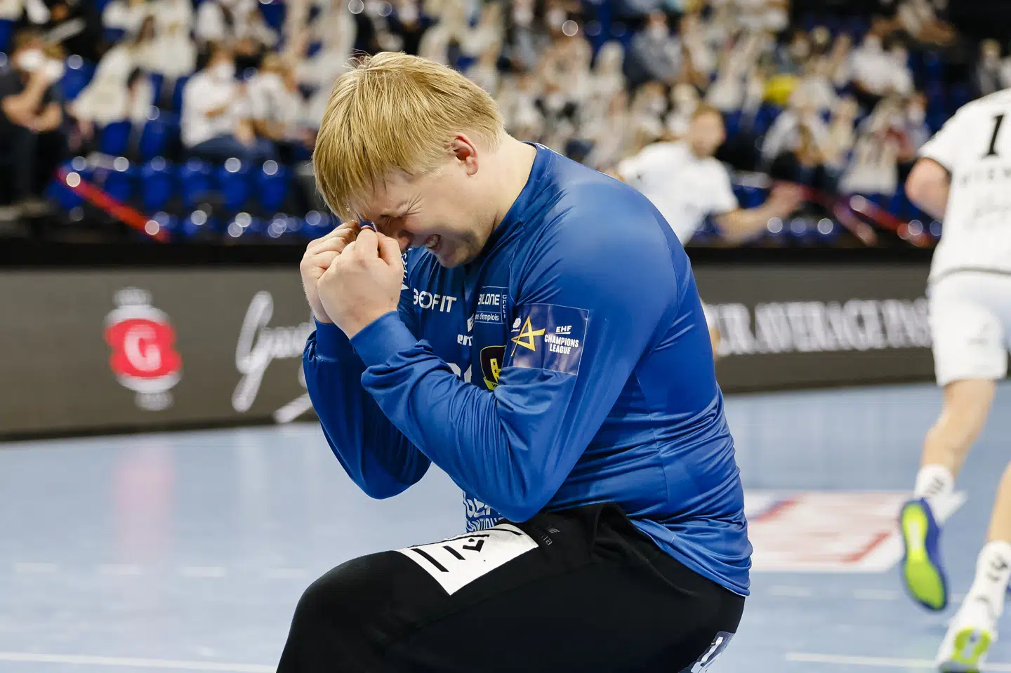 Emil Nielsen og Nantes kan ende med at skulle kæmpe med Aalborg Håndbold om at vinde Champions League. (Arkivfoto) Frank Molter/Ritzau Scanpix