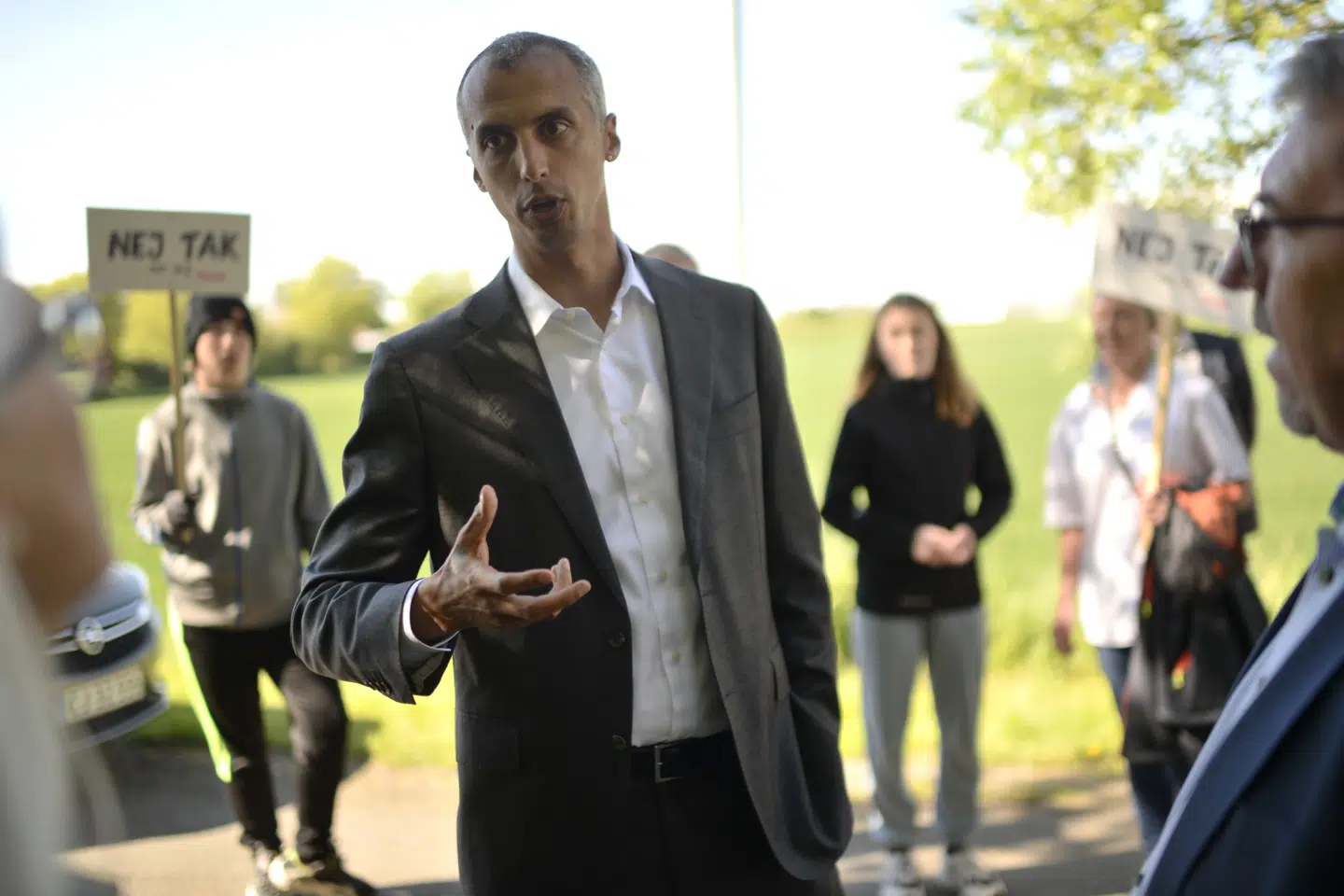 Udlændinge- og integrationsminister Mattias Tesfaye (S) besøger torsdag det planlagte udrejsecenter Holmegaard og mødes efterfølgende med beboere på Langeland. Tim K. Jensen/Ritzau Scanpix