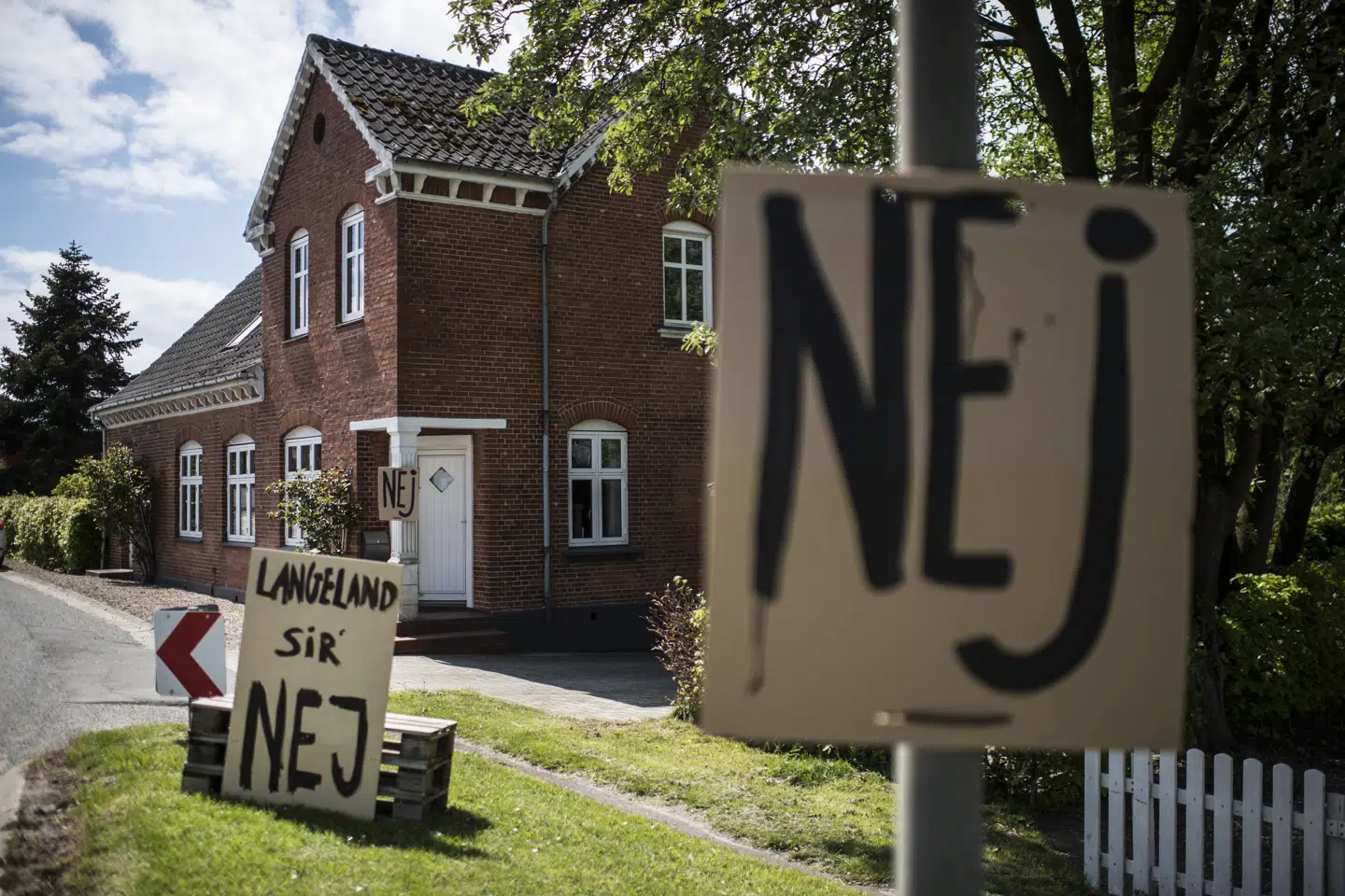 Beboerne på Langeland vil meget gerne slippe for, at et nyt udrejsecenter placeres på øen. (Arkivfoto) Tim Kildeborg Jensen/Ritzau Scanpix