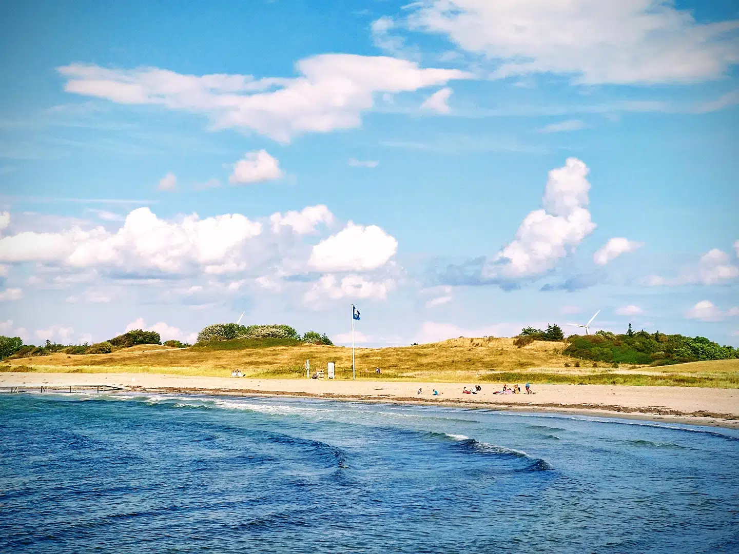 På Langeland er der aldrig langt til havet. Foto: Destination Langeland