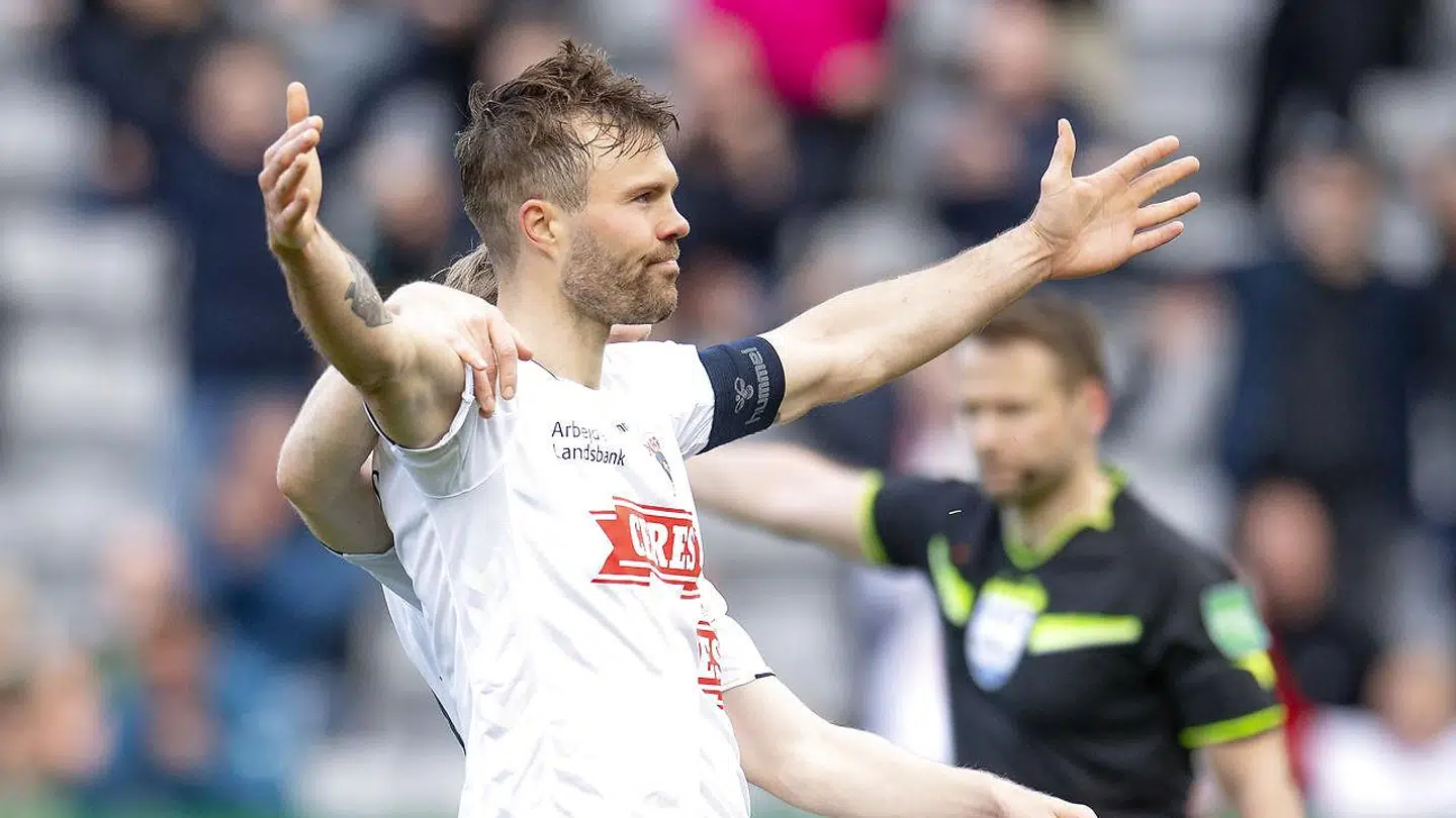 Patrick Mortensen er ikke med i torsdagens Superliga-brag mod Brøndby.