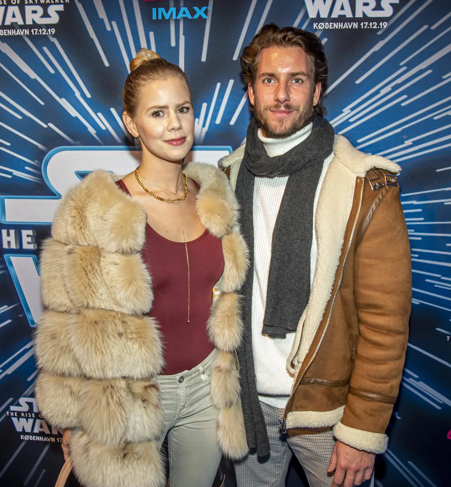 Julie Zangenberg og Andreas Bagh på den røde løber sidste år.