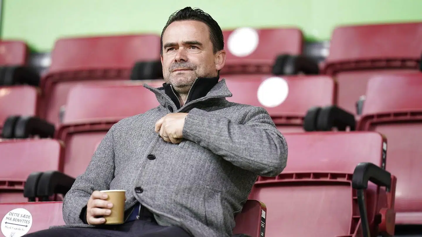 Marc Overmars var til stede i Farum, da FCN spillede 2-2 mod FCK 10. maj.