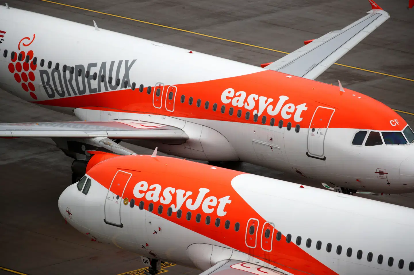 EasyJet havde 4,1 million passagerer om bord på sine fly fra oktober til marts. Det er et fald på 34,5 millioner sammenlignet med samme periode sidste år. (Arkivfoto) Hannibal Hanschke/Reuters