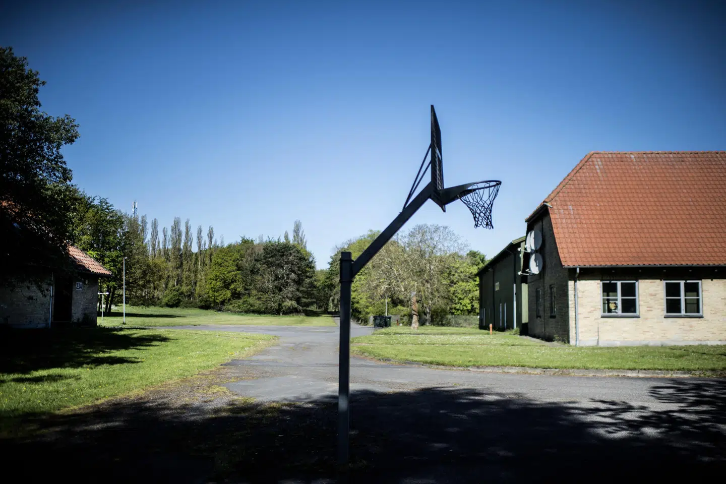 Centret Holmegaard på Langeland kommer til at skulle huse op mod 130 dømte og udviste kriminelle. Tim Kildeborg Jensen/Ritzau Scanpix