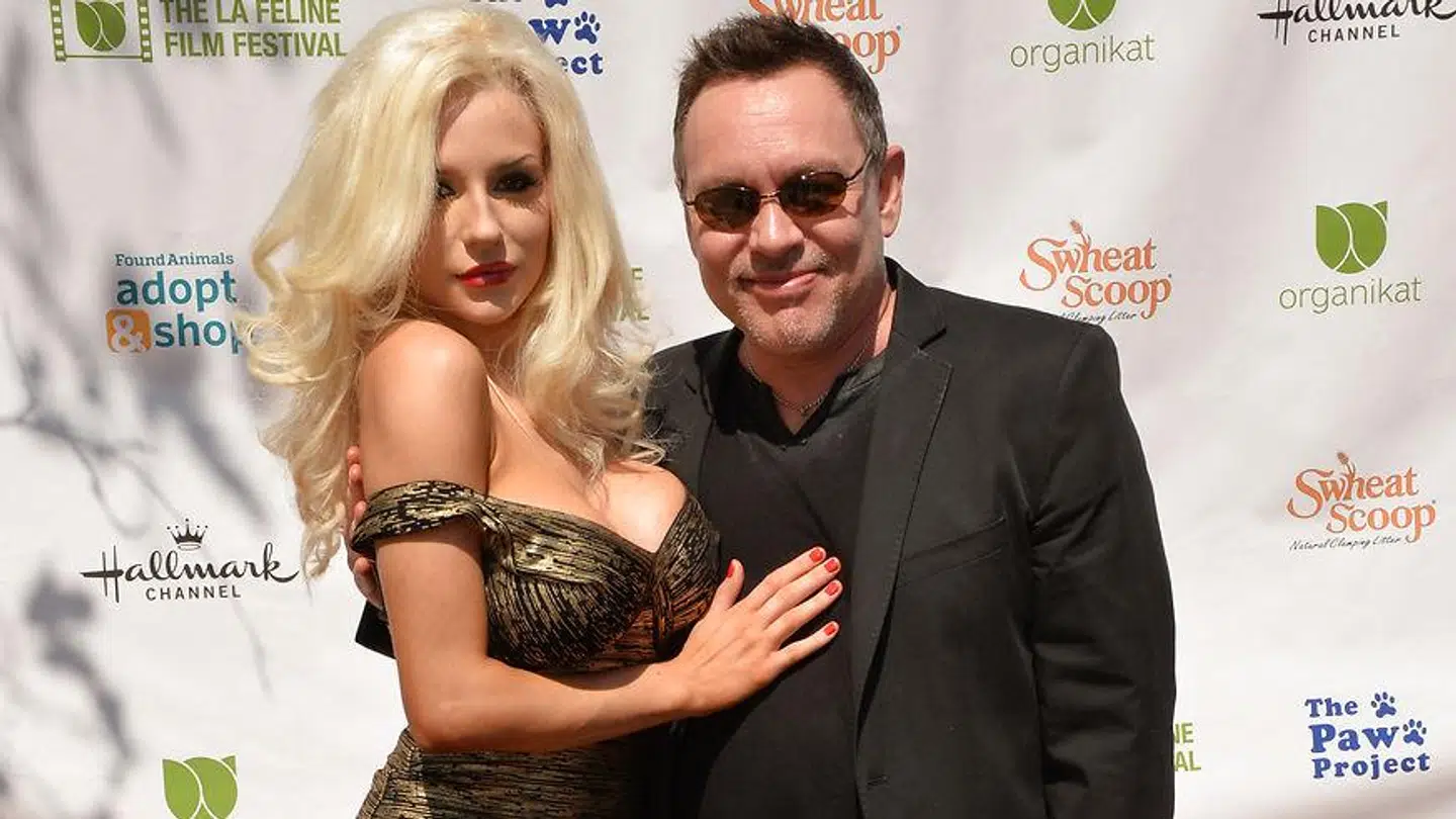Courtney Stoddenmed sin daværende eksmand, Doug Hutchison.