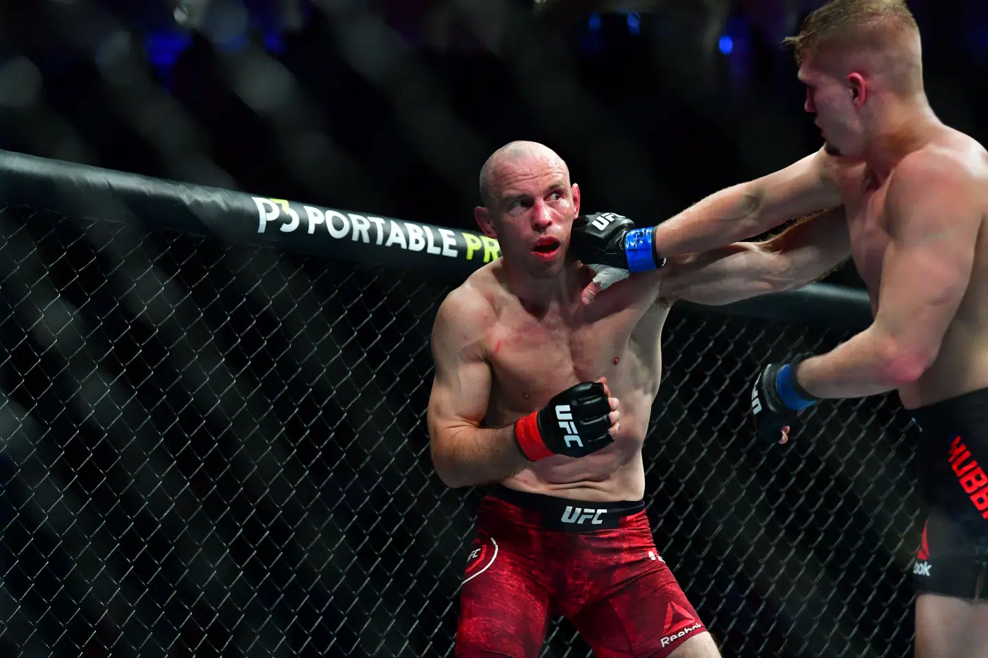 Mark O. Madsens sidste UFC-kamp var i marts sidste år, hvor amerikanske Austin Hubbard blev besejret. (Arkivfoto) Stephen R. Sylvanie/Ritzau Scanpix