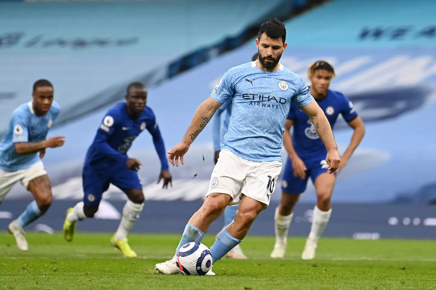 Sergio Agüero har ikke fået meget spilletid i indeværende sæson, men han håber stadig at komme på banen i Champions League-finalen. (Arkivfoto) Shaun Botterill/Reuters