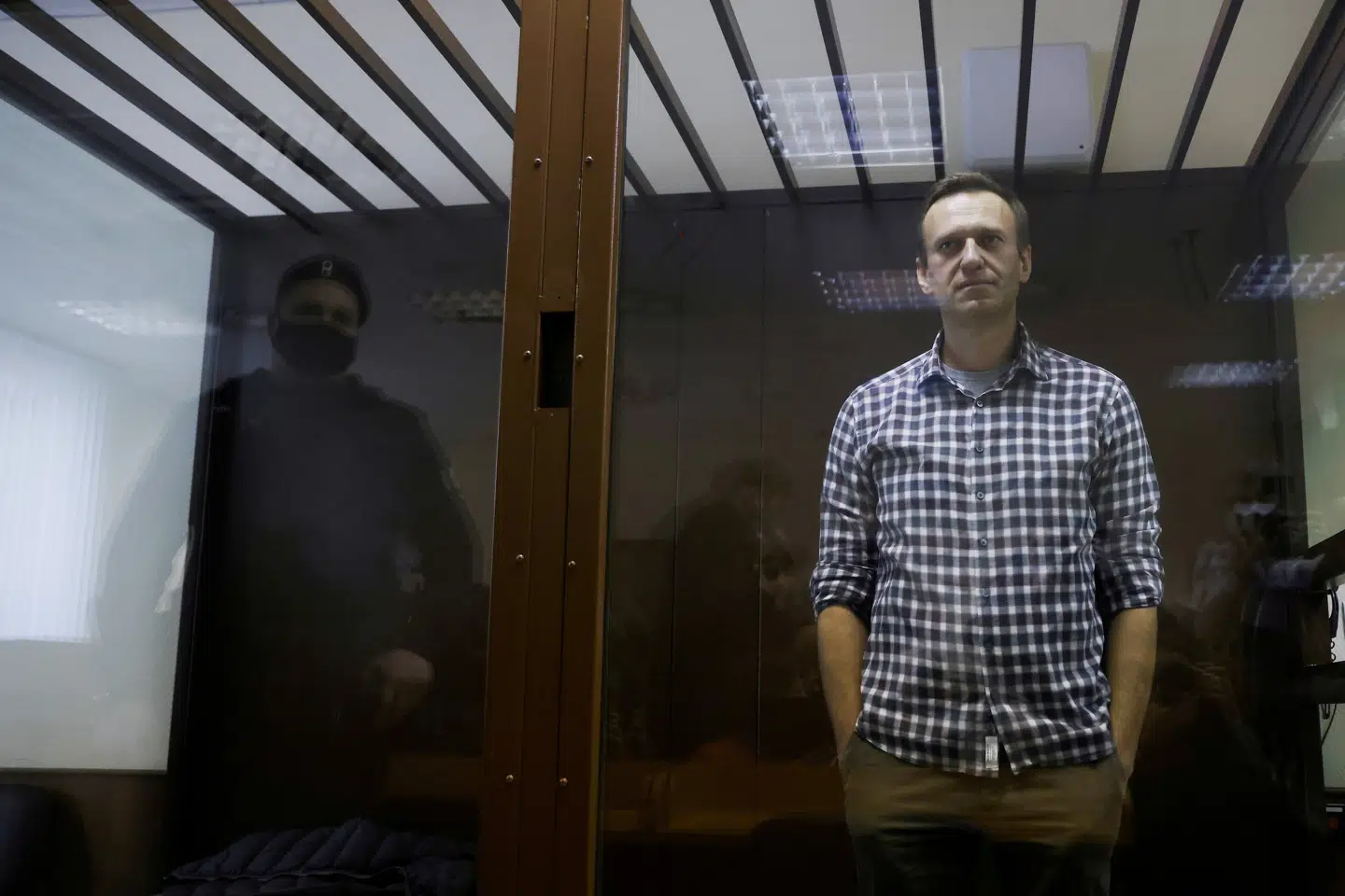 Aleksej Navalnyj afsoner i øjeblikket en fængselsdom. Nu ser det ud til at blive forbudt at stille op til valg i det russiske parlament, hvis man støtter den fængslede oppositionsleder (Arkivfoto). Maxim Shemetov/Reuters