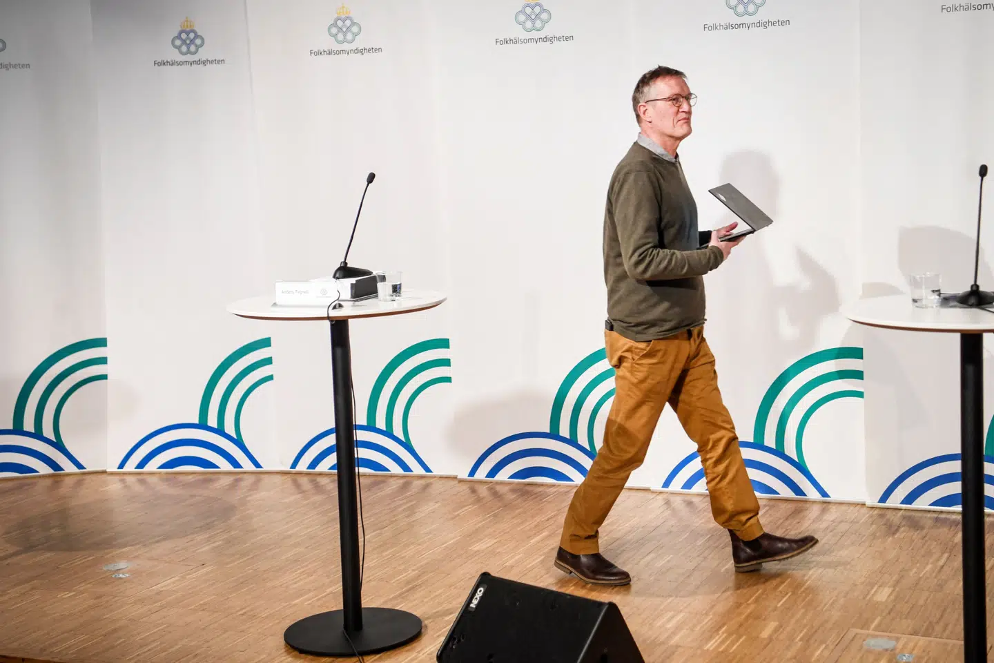 Anders Tegnell fra Folkhälsomyndigheten tiltrak sig fokus sidste år, da han var med til at tegne en svensk coronastrategi, der var væsentligt mere lempelig end mange andre landes. (Arkivfoto). Fredrik Sandberg/Ritzau Scanpix