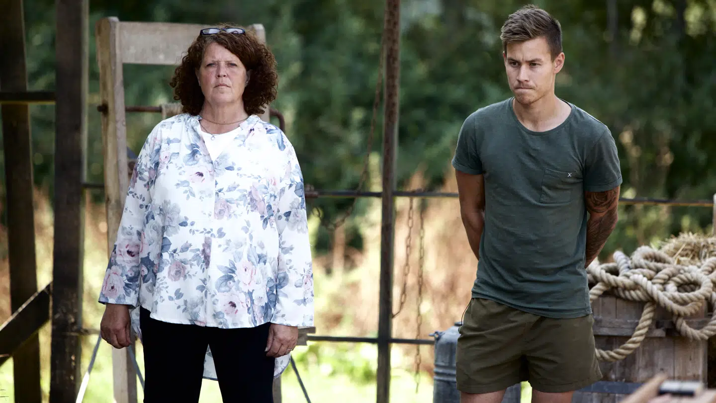 Hanne og Simon i finalen af 'Hjem til gården'