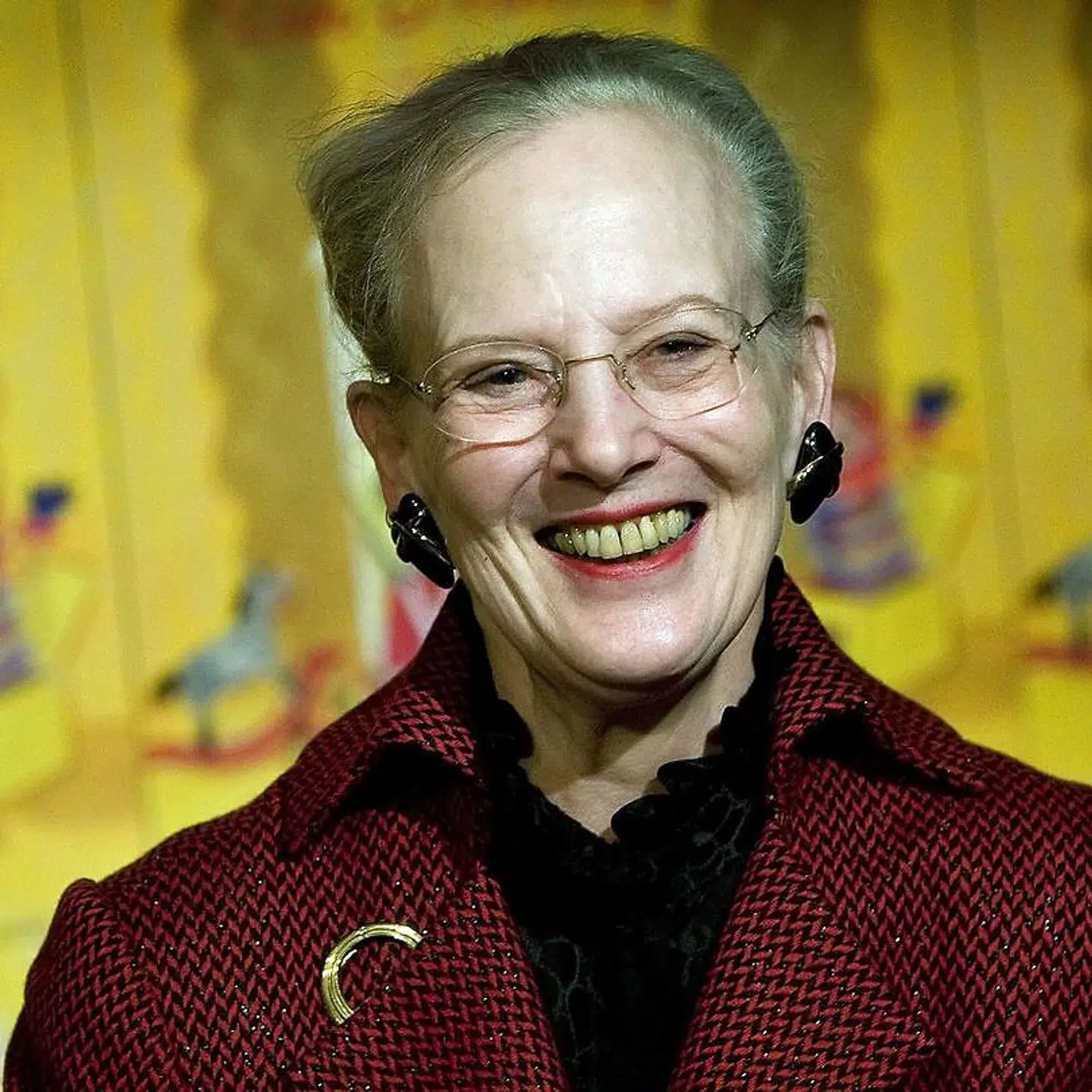 Dronning Margrethe på hofteatret i 2007 i forbindelse med et pressemøde.