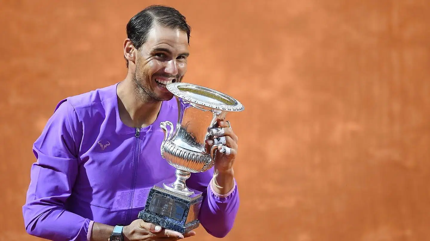 Rafael Nadal vandt søndagens finale i Rom.