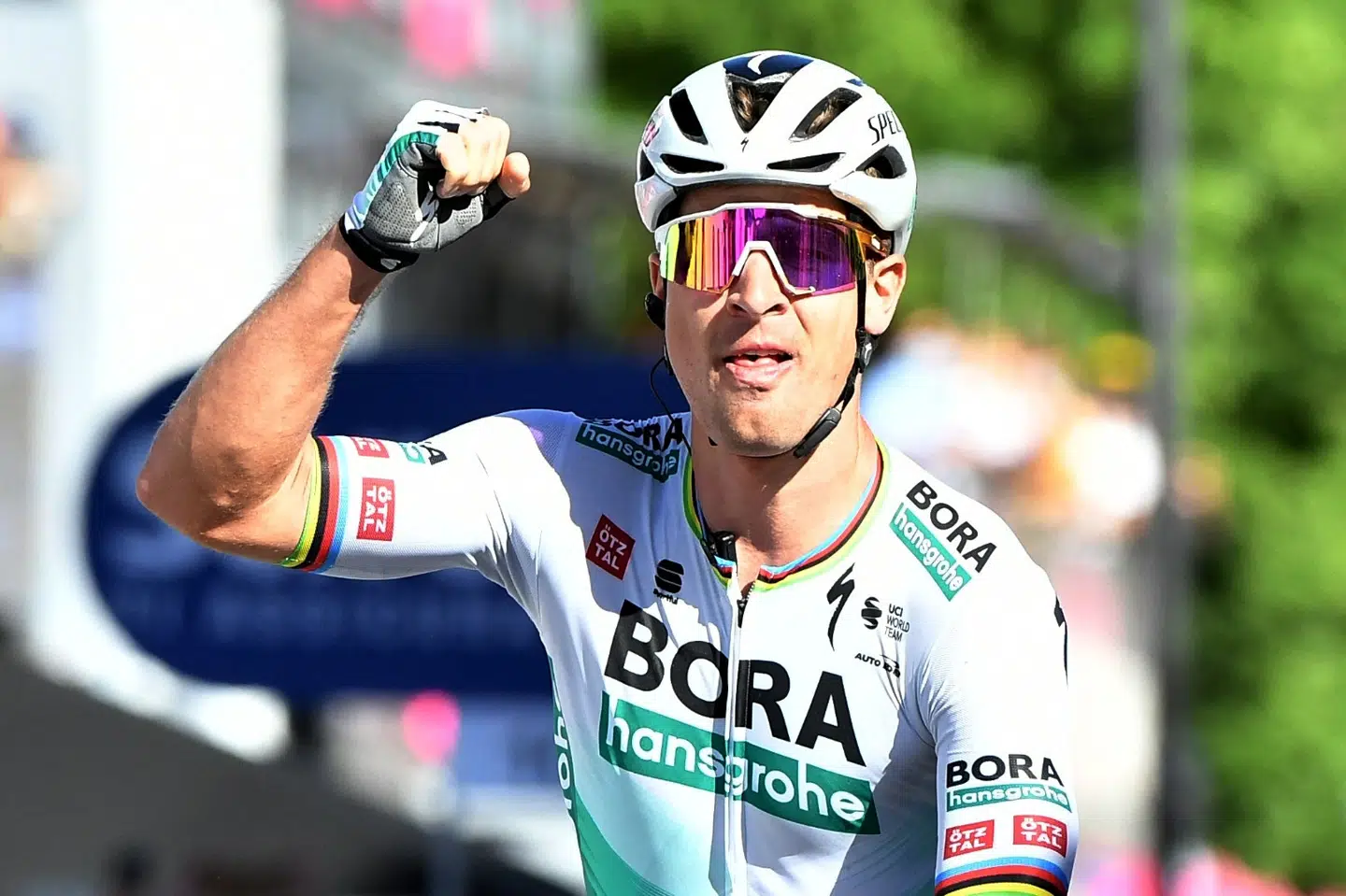 Peter Sagan tog sejren på Giro d'Italias 10. etape. Jennifer Lorenzini/Reuters