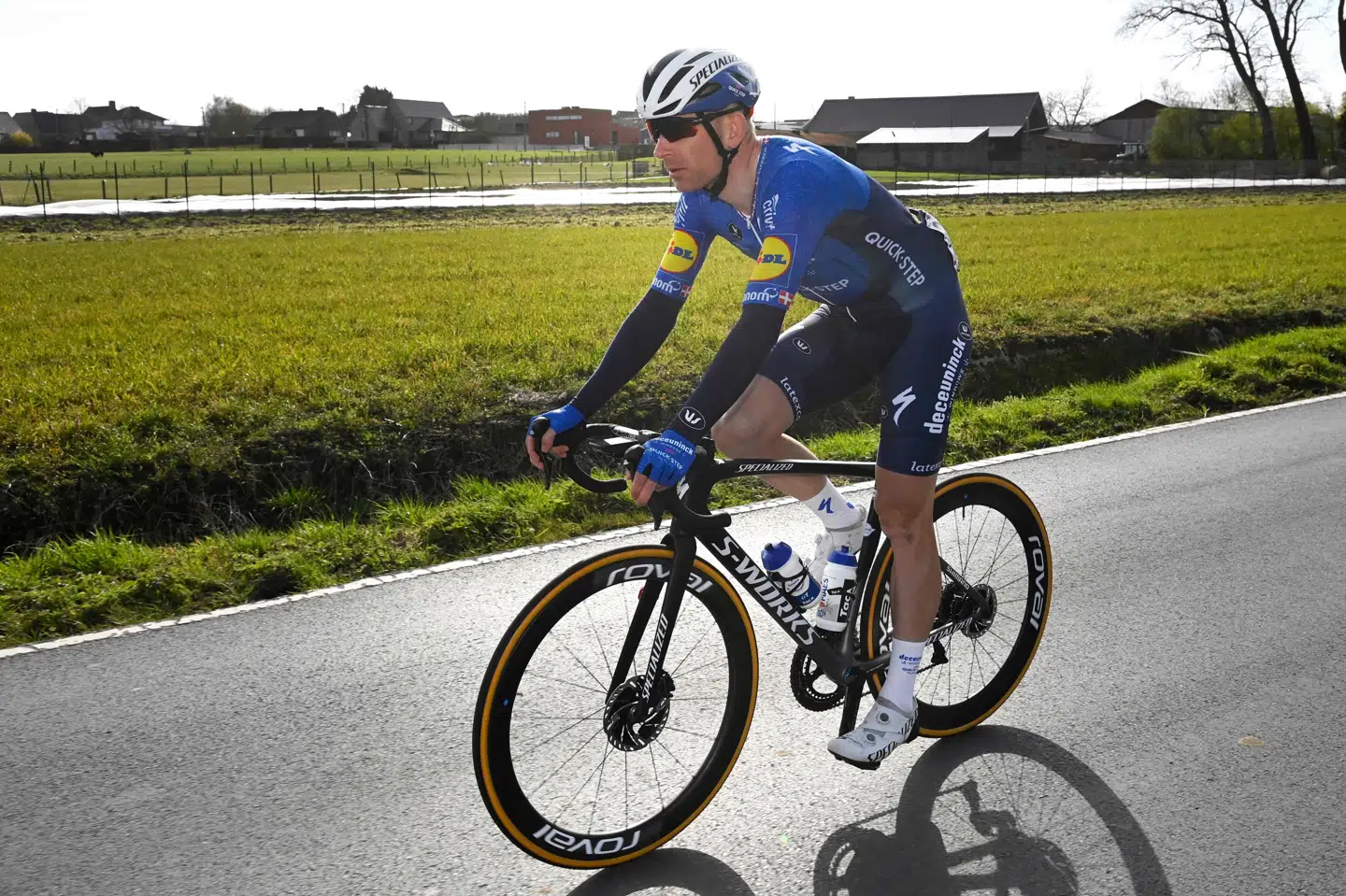 Michael Mørkøv skal også i 2022 og 2023 iklæde sig Quick-Steps blå farver. (Arkivfoto) Dirk Waem/Ritzau Scanpix