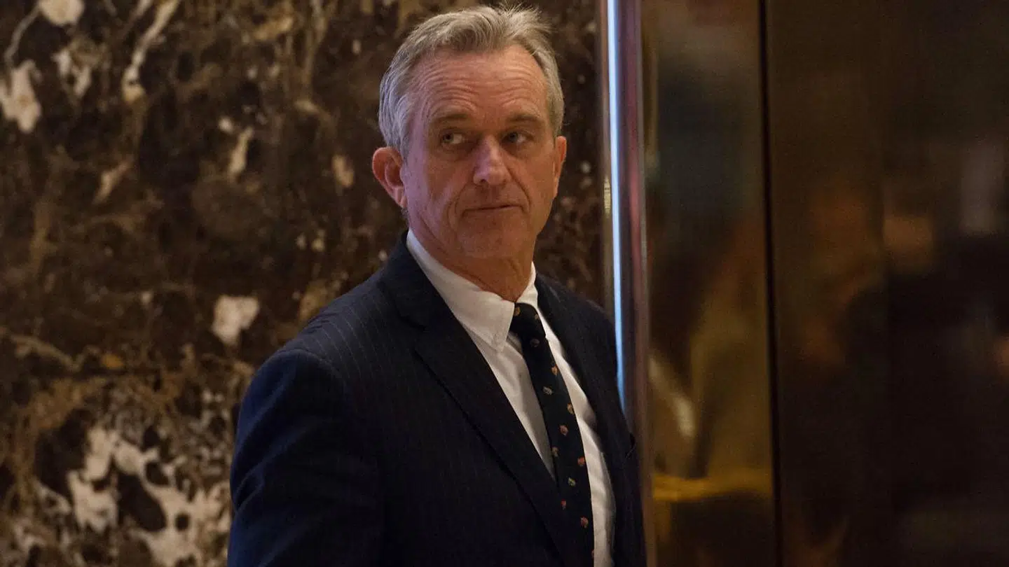 Robert F. Kennedy Jr. i Trump Tower til et møde med den daværende præsident, Donald Trump.