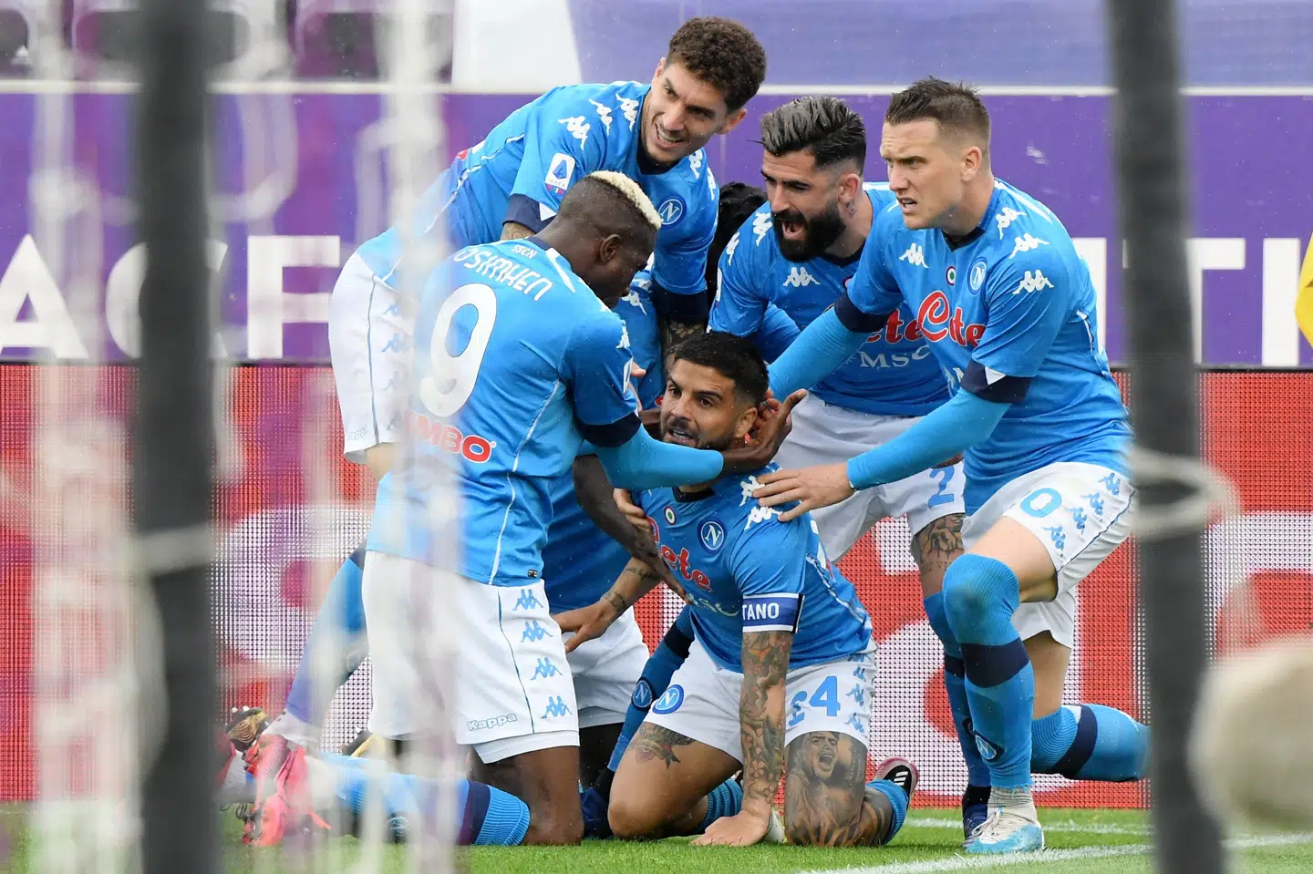 Lorenzo Insigne brændte et straffespark i kampen mod Fiorentina, men scorede efterfølgende på returen. Alberto Lingria/Reuters