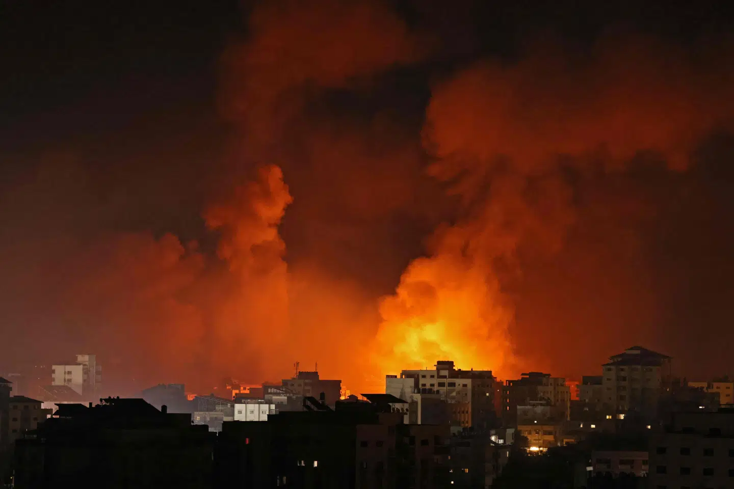 Intet tyder på en nedtrapning af de seneste dages konflikt mellem Israel og det palæstinensiske selvstyre på Gazastriben. Mohammed Abed/Ritzau Scanpix