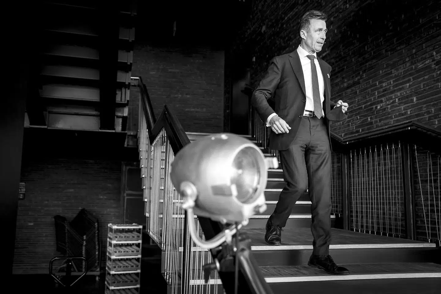 Anders Fogh Rasmussen under demokratikonferencen Copenhagen Democracy Summit i Skuespilhuset i København 10. maj 2021. (Foto: Mads Claus Rasmussen/Ritzau Scanpix)