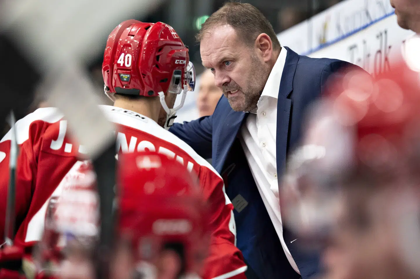 Heinz Ehlers må nøjes med én NHL-dansker ved VM i Letland. (Arkivfoto) Henning Bagger/Ritzau Scanpix