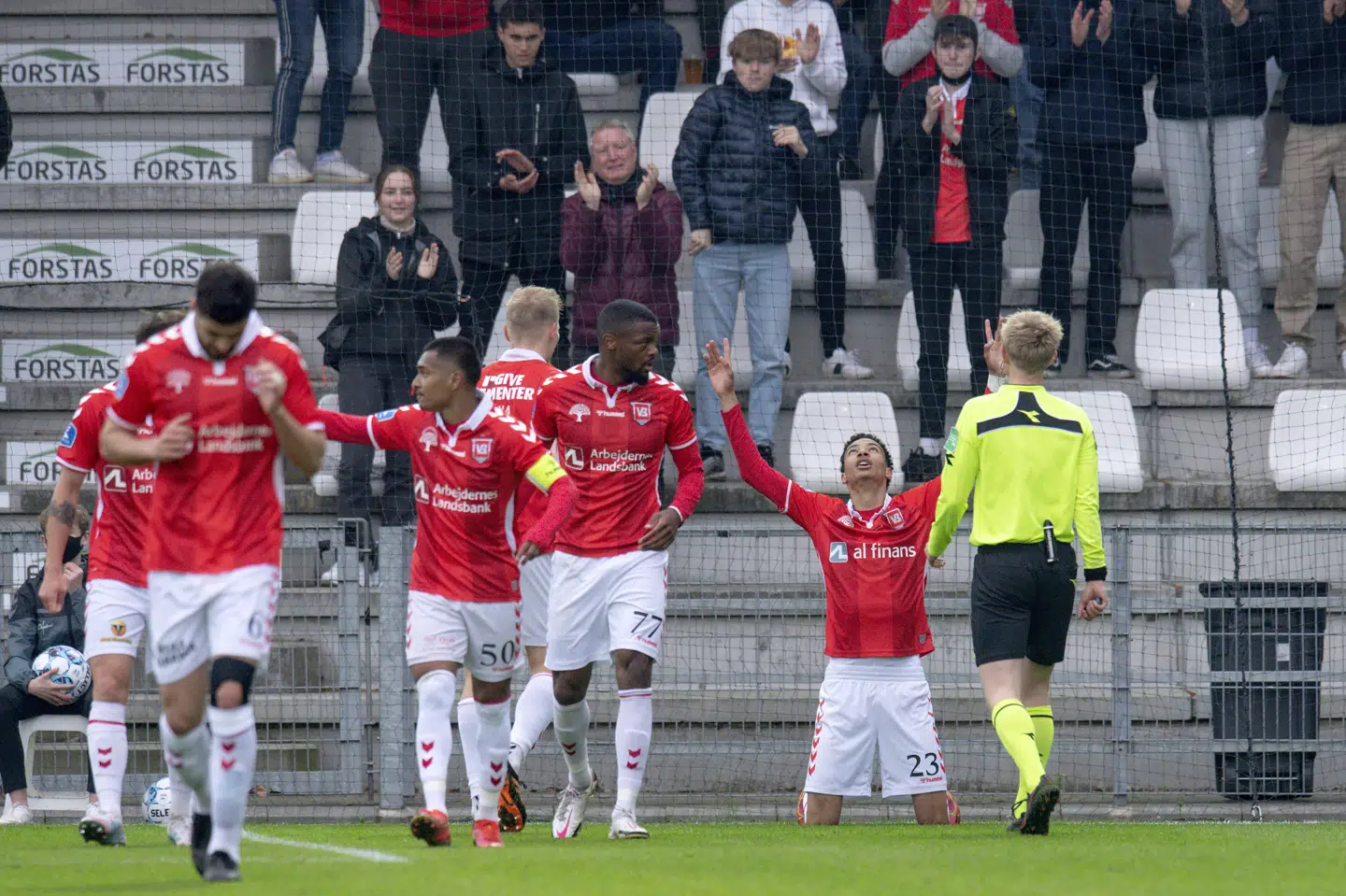 Vejle spillede fredag 2-2 med OB. Bo Amstrup/Ritzau Scanpix