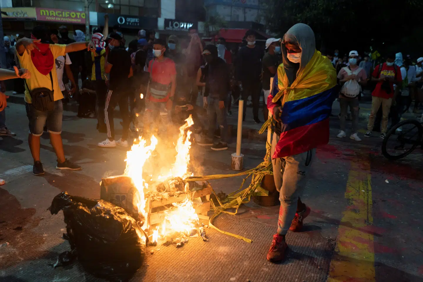 Colombia er de seneste uger blevet ramt af massive protester mod regeringen, samtidig med at en tredje bølge med coronavirus er skyllet ind over landet. Stringer/Reuters