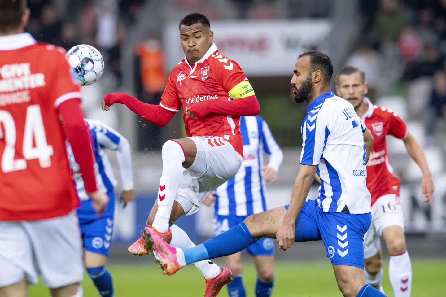 Vejle og OB spillede 2-2 fredag. Bo Amstrup/Ritzau Scanpix