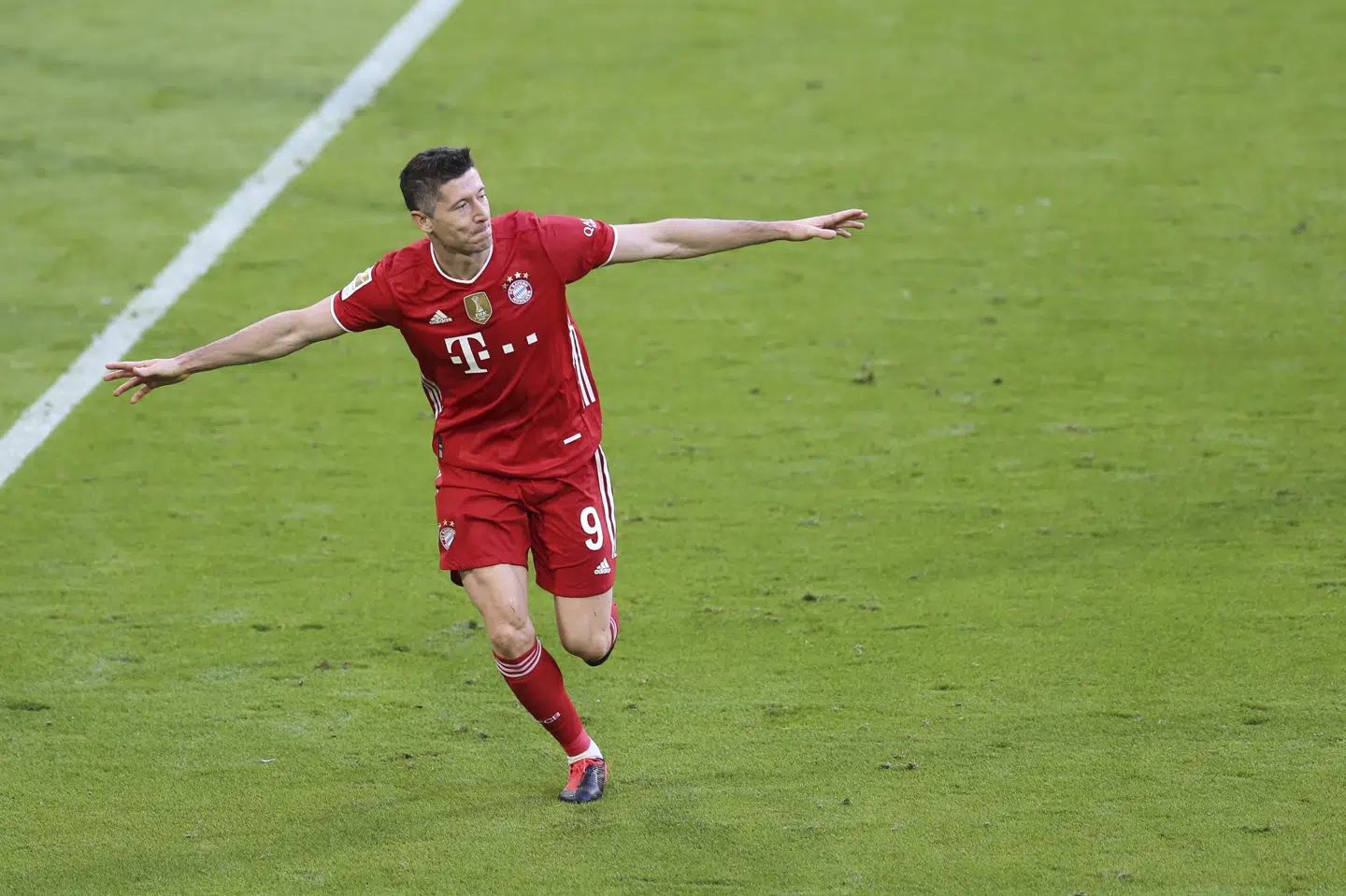 Robert Lewandowski kan fortsætte i mange, mange år, siger han. (Arkivfoto) Werner Eifried/Ritzau Scanpix