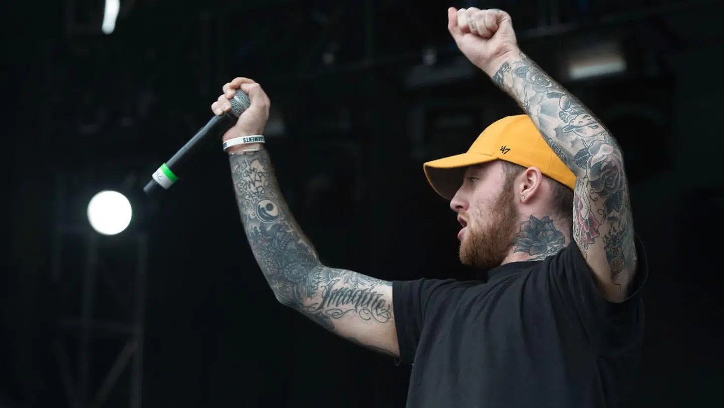 Mac Miller på scenen i 2016.