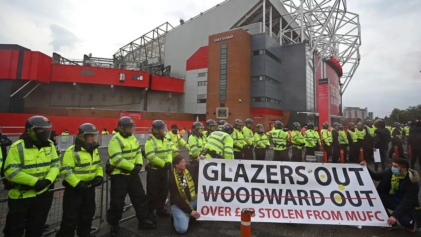 De mange fans er utilfredse med Glazer-familien.