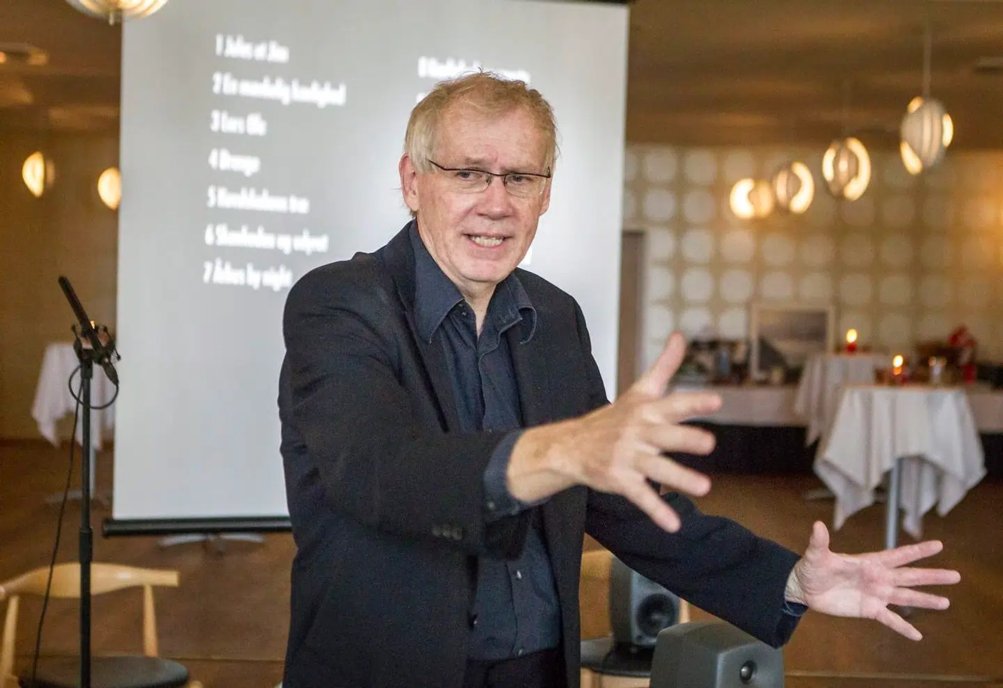 Nils Malmros fotograferet i 2014.