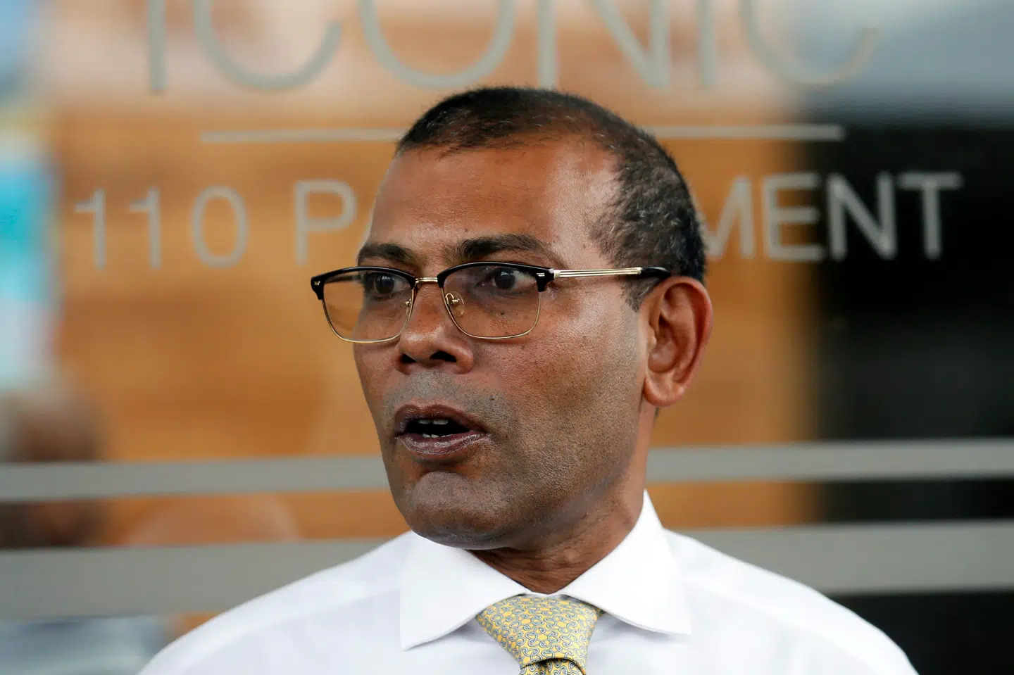 Maldivernes tidligere præsident Mohamed Nasheed blev forsøgt dræbt 6. maj og skal nu behandles i Tyskland (Arkivfoto). Dinuka Liyanawatte/Reuters