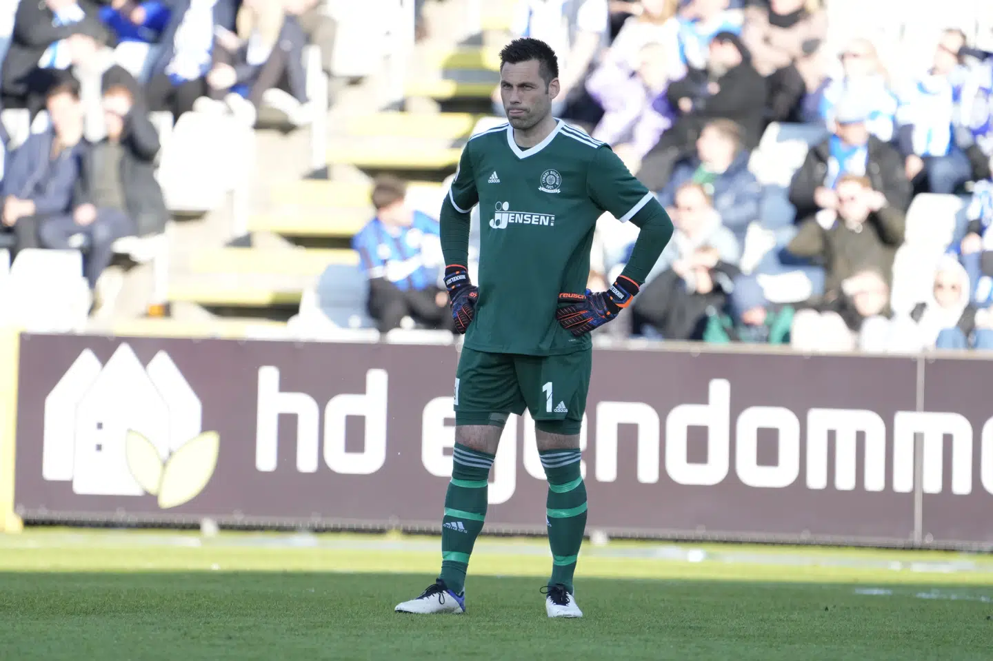 Thomas Mikkelsen er i gang med sine sidste uger som Lyngby-spiller. Frank Cilius/Ritzau Scanpix