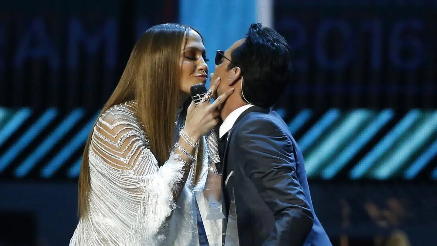 Jennifer Lopez og Marc Anthony har bevaret et godt venskab efter skilsmissen og optræder også sammen. Her ses de i 2016.