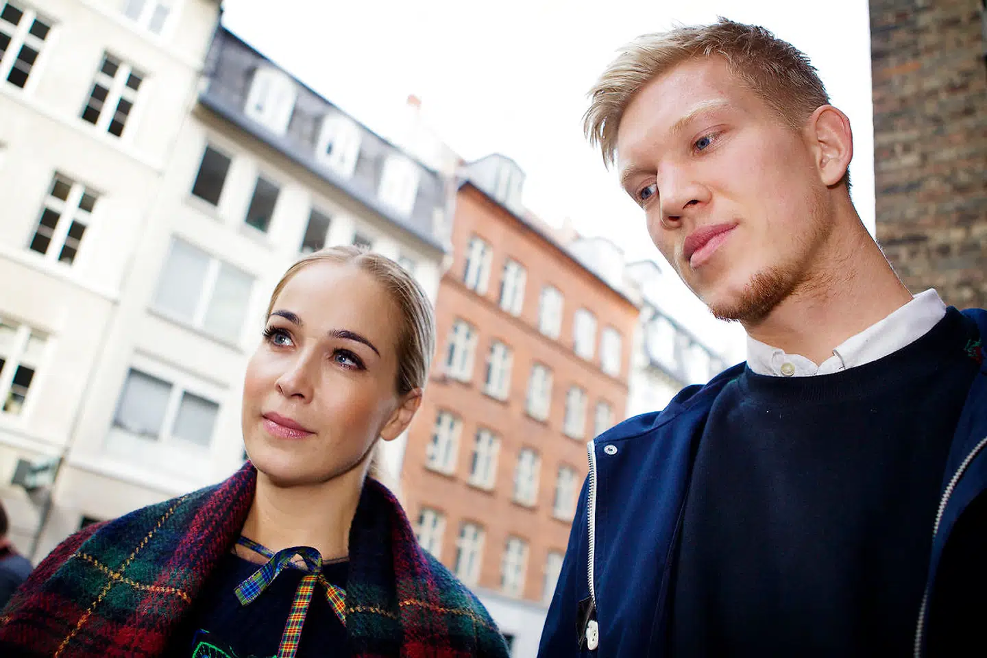Ibi Støving og Simon Makienok