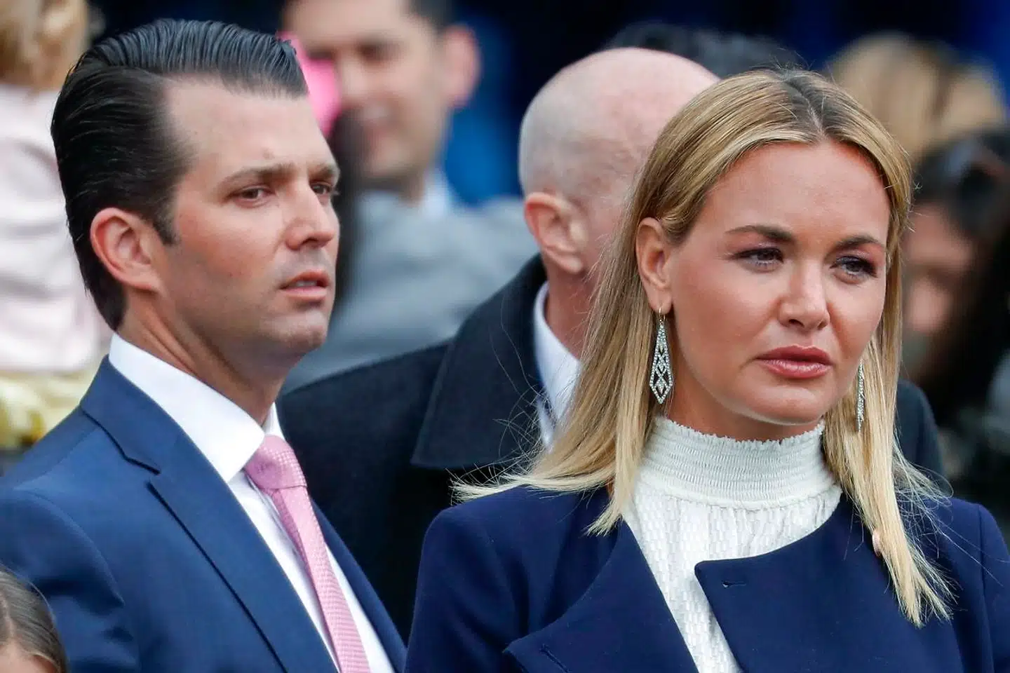 Vanessa Trump og hendes daværende mand, Donald Trump Jr., under påskeægjagten i Det Hvide Hus kort inden, at parret blev skilt i 2018. Parret var gift i 12 år og har fem børn.