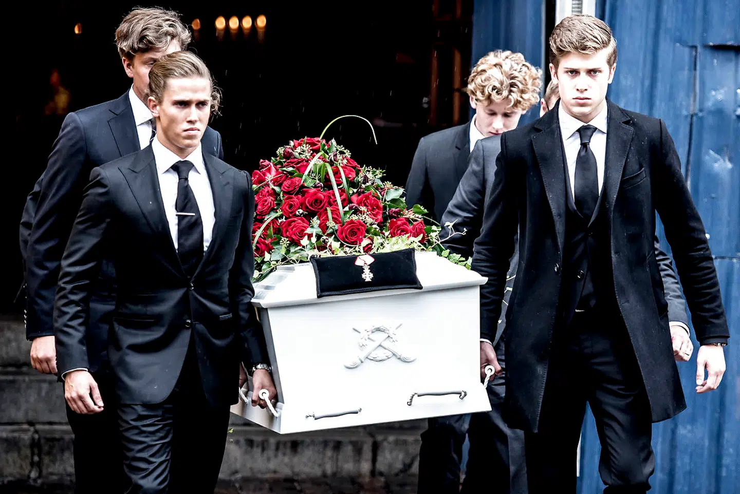 Erhvervsmanden Peter Zobel blev fredag 8. september 2017 bisat fra Sankt Pauls Kirke i København. (Foto: Mads Claus Rasmussen/Scanpix 2017)