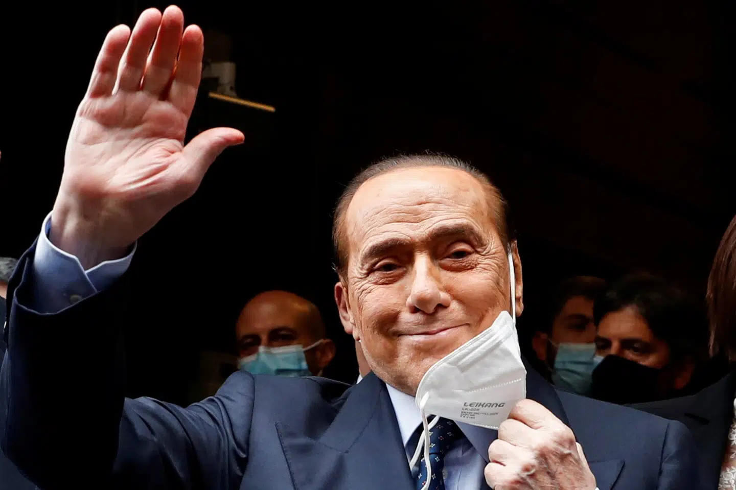 Italiens tidligere premierminister Silvio Berlusconi har været indlagt fire gange i år. Billedet her er fra februar (Arkivfoto). Yara Nardi/Reuters