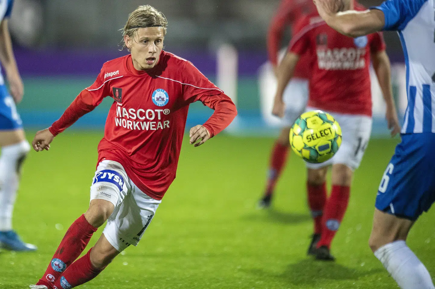 Magnus Mattsson og Silkeborg skal efter sommerferien spille i landets bedste række igen. (Arkivfoto) John Randeris/Ritzau Scanpix