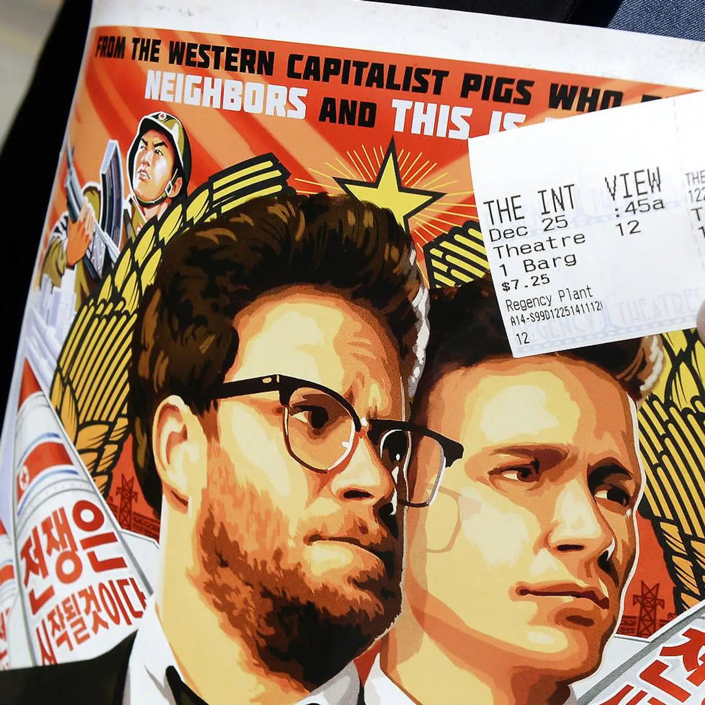 'The Interview' fra 2014 blev omtalt som 'filmen, der kan starte tredje verdenskrig'. Så galt gik det ikke for makkerparrets film – men stor opmærksomhed fik den.