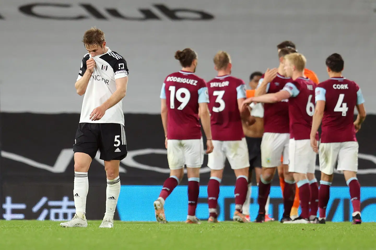 Joachim Andersen og Fulham er færdige i Premier League. Catherine Ivill/Reuters