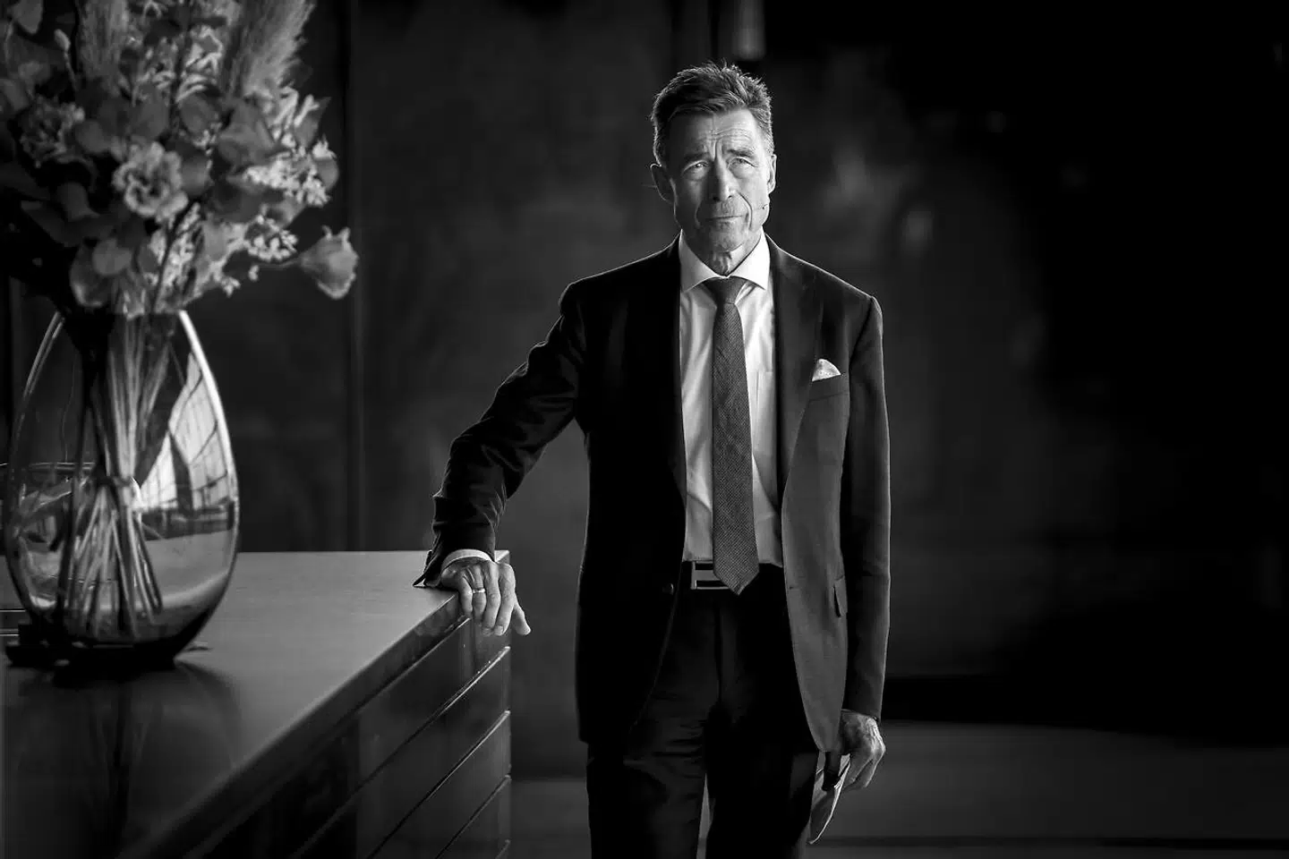 Anders Fogh Rasmussen under demokratikonferencen Copenhagen Democracy Summit i Skuespilhuset i København, mandag 10. maj 2021.