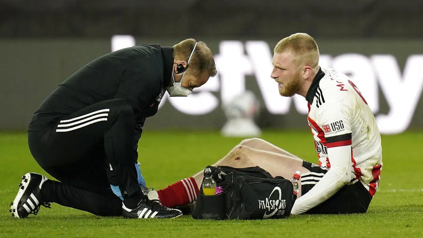 Oli McBurnie udgik i april med en skade, der holder ham ude resten af sæsonen.