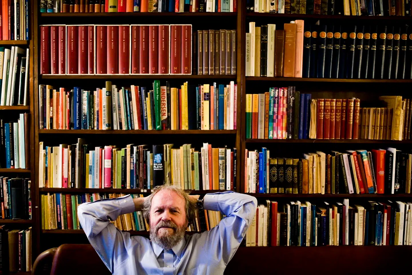 Bøger – egne og andres – var livsnerven i Johannes Møllehaves liv.