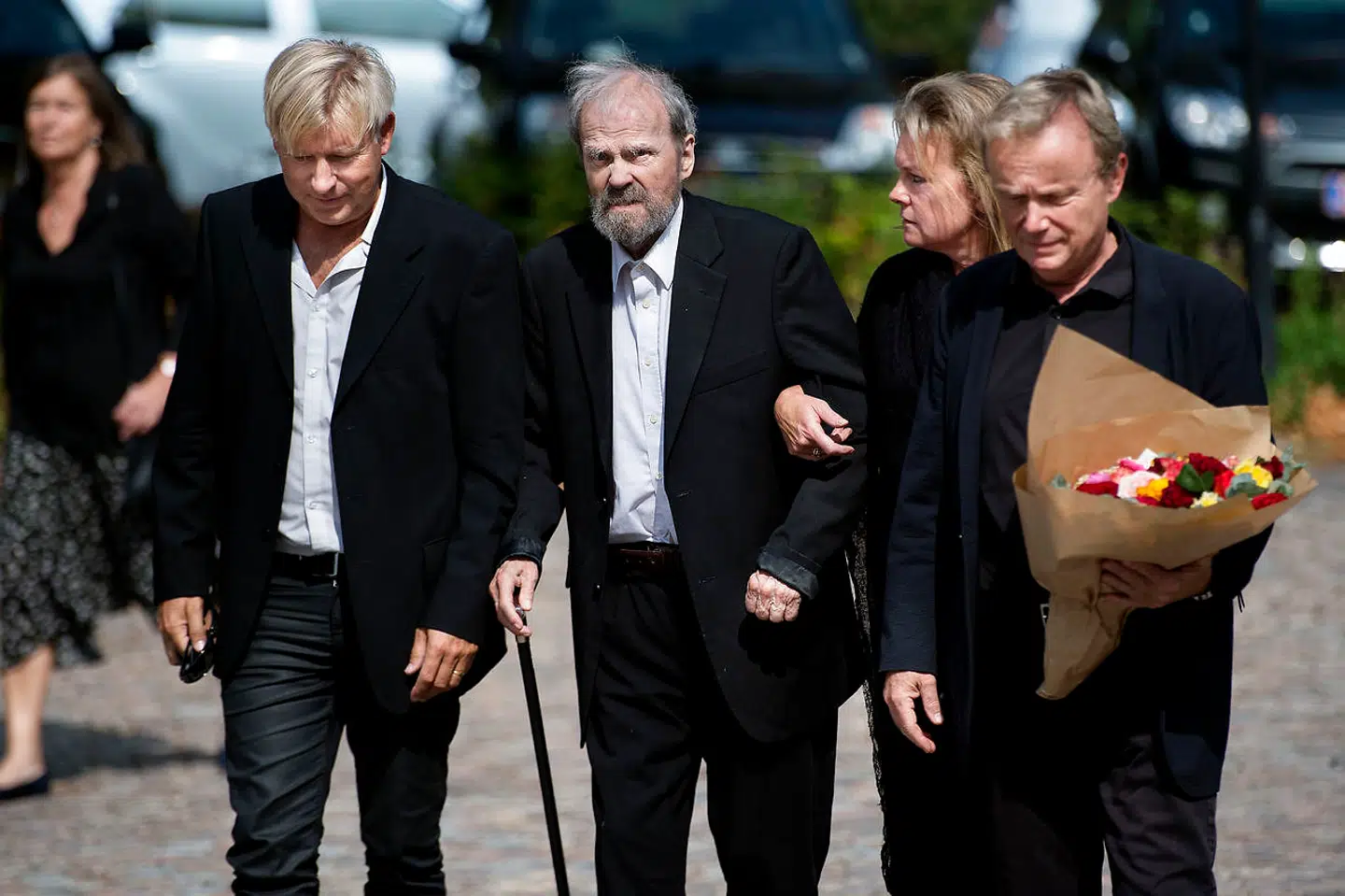 Johannes Møllehave fotograferet ved Benny Andersens bisættelse i 2018.