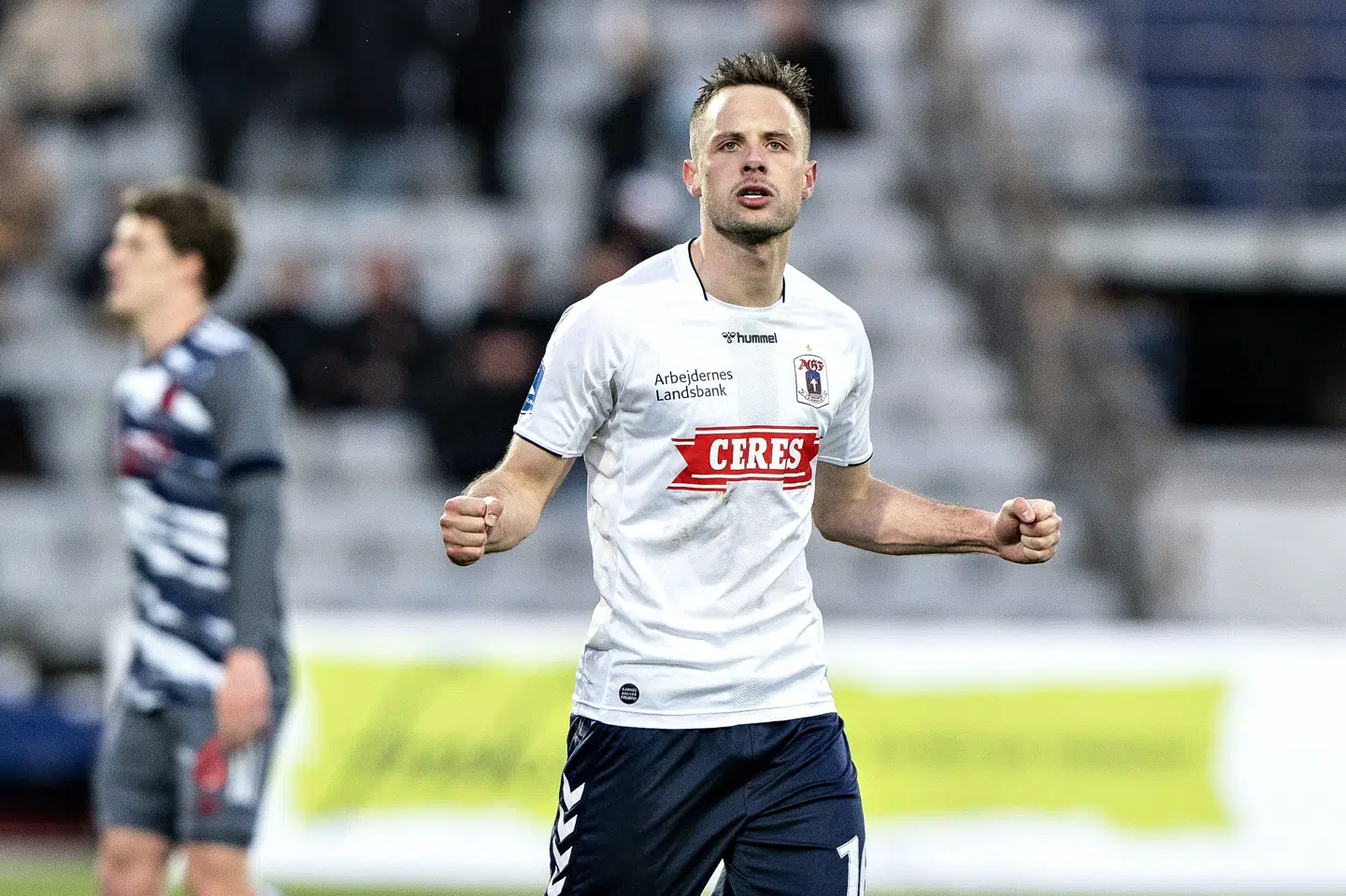 Casper Højer Nielsen har kontraktudløb med AGF til nytår. Henning Bagger/Ritzau Scanpix