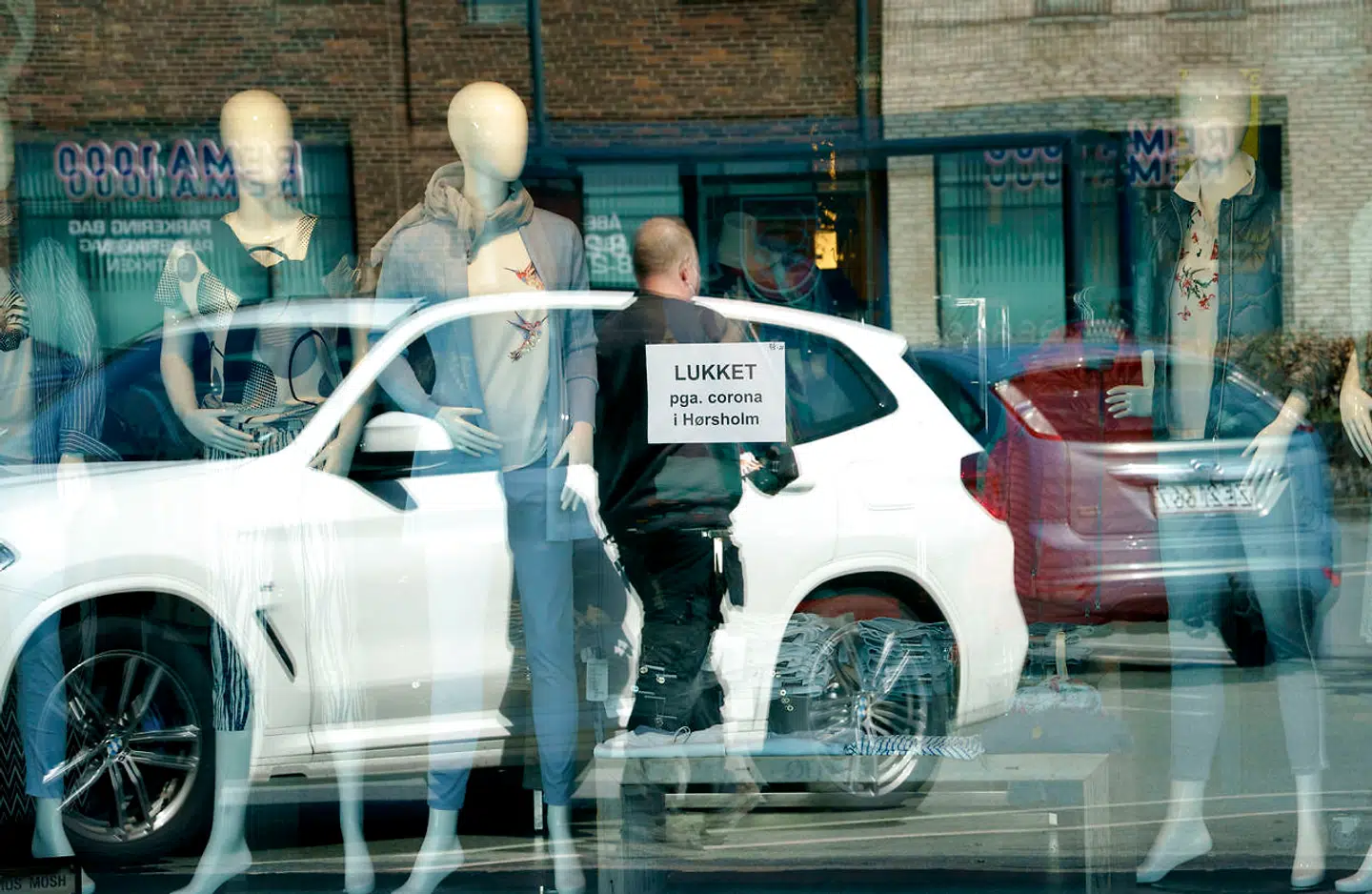 Også butikkerne er lukkede i Hørsholm.
