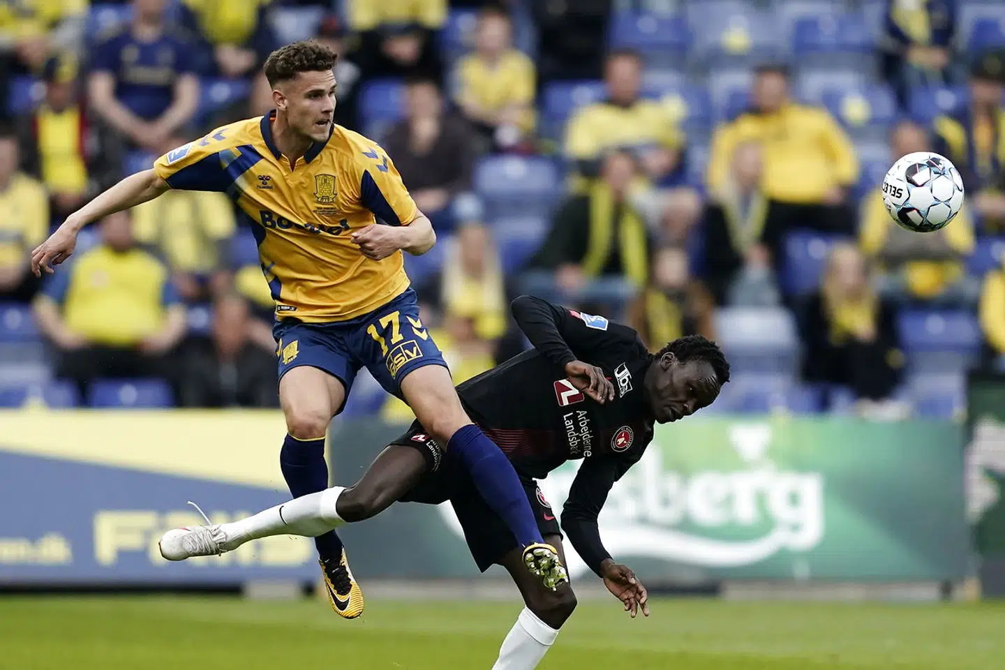 3F Superligakamp mellem Brøndby IF og FC Midtjylland på Brøndby Stadion i Brøndby, søndag den 9. maj 2021.