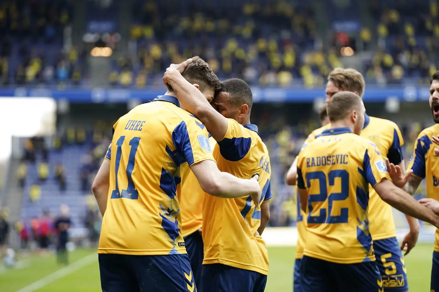 3F Superligakamp mellem Brøndby IF og FC Midtjylland på Brøndby Stadion i Brøndby, søndag den 9. maj 2021.